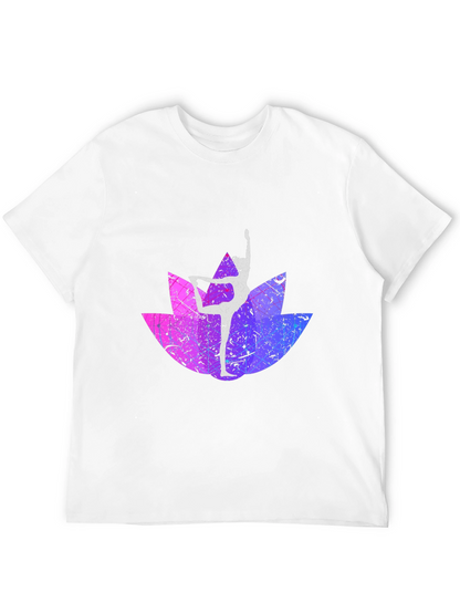 Yoga Lotus Black T-Shirt