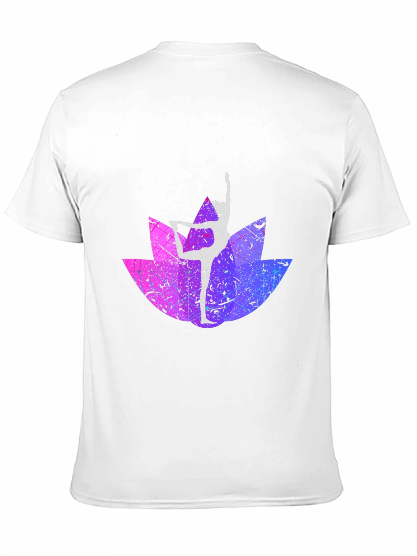 Yoga Lotus Black T-Shirt