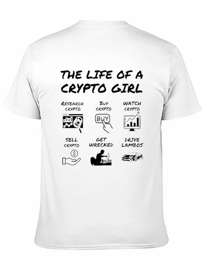 Crypto Girl Black T-Shirt