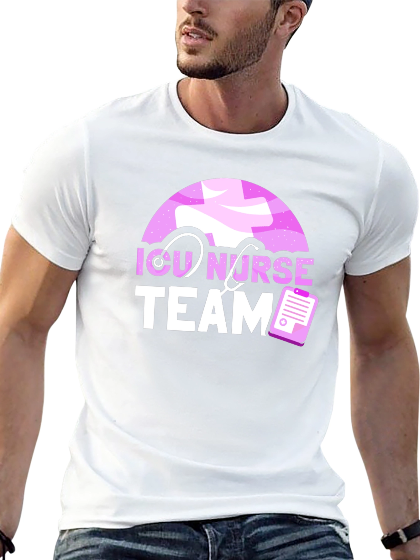 ICU Nurse Team T-Shirt - Medical Staff Appreciation