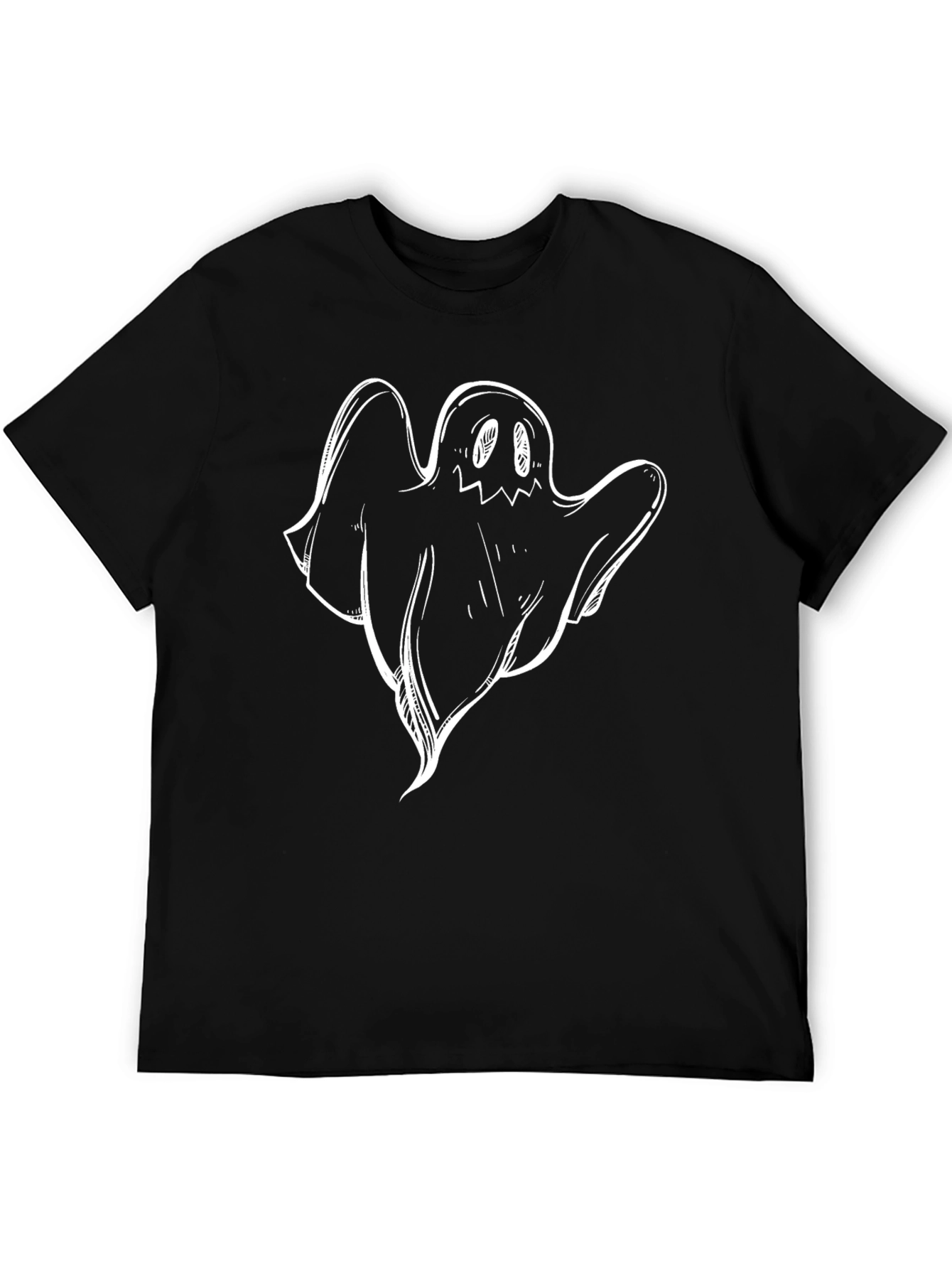 Spooky Ghost Graphic Tee - Halloween Ready!