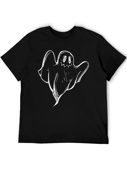 Spooky Ghost Graphic Tee - Halloween Ready!