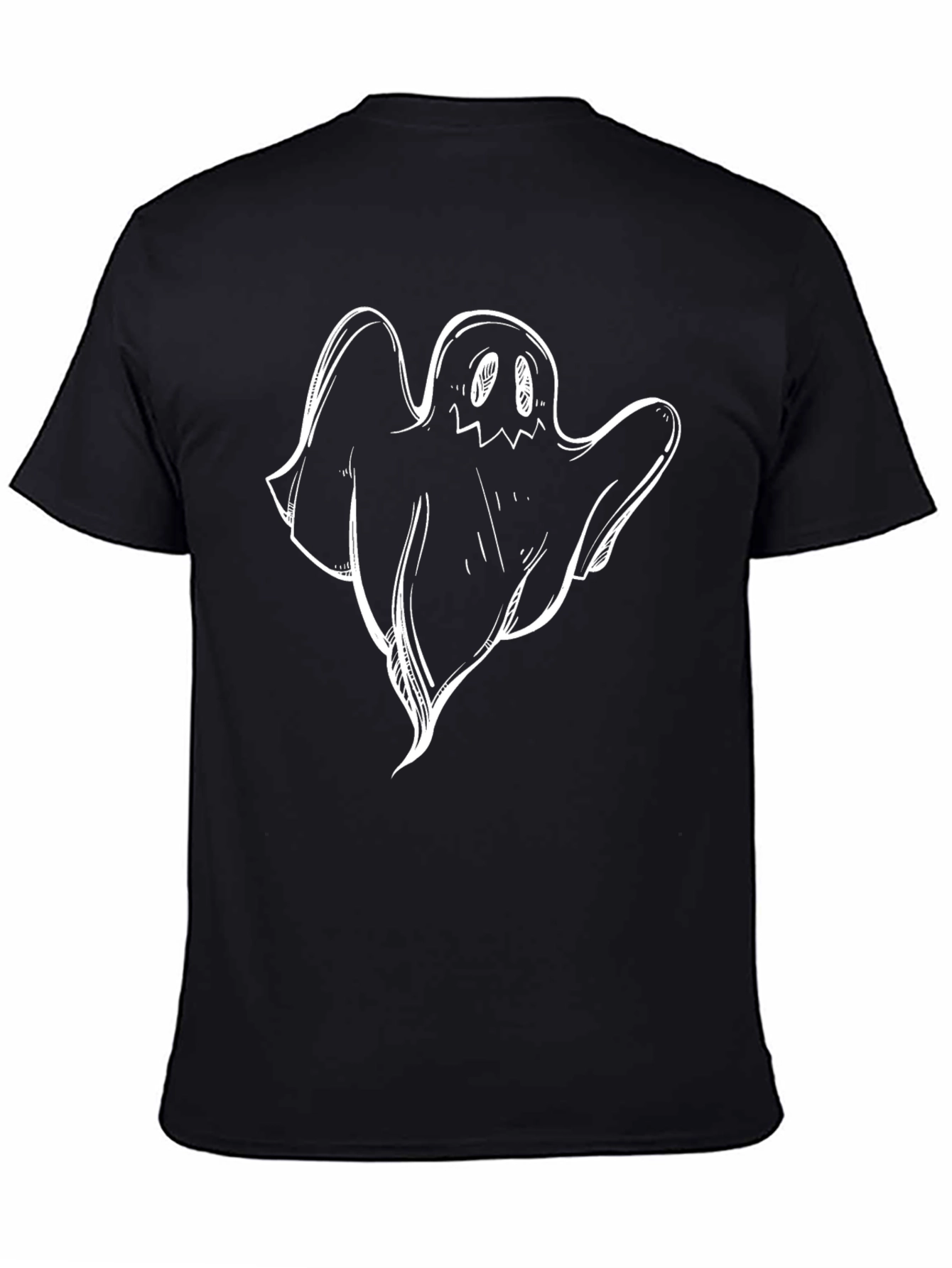 Spooky Ghost Graphic Tee - Halloween Ready!