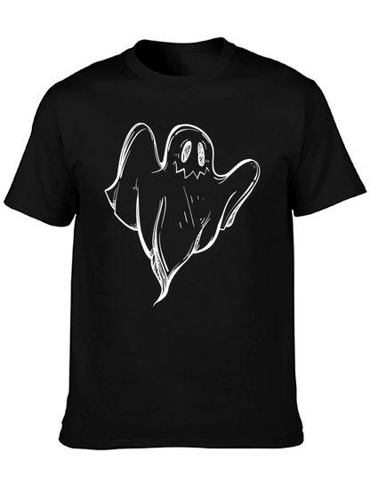 Spooky Ghost Graphic Tee - Halloween Ready!