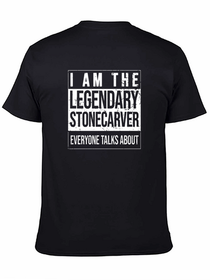 Legendary Stonecarver T-Shirt - Unique Graphic Tee