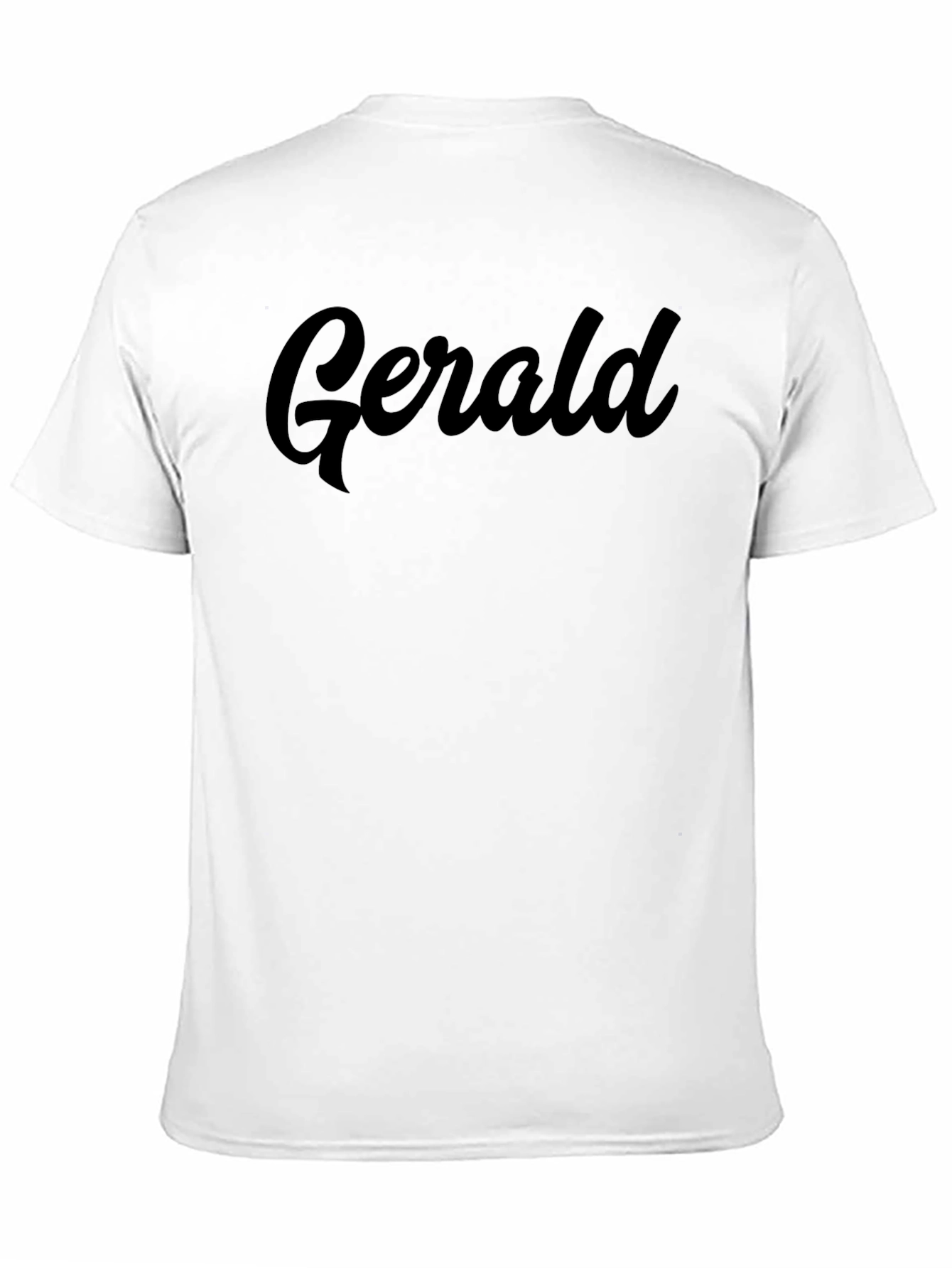 Gerald T-Shirt - Classic Black Crew Neck Tee