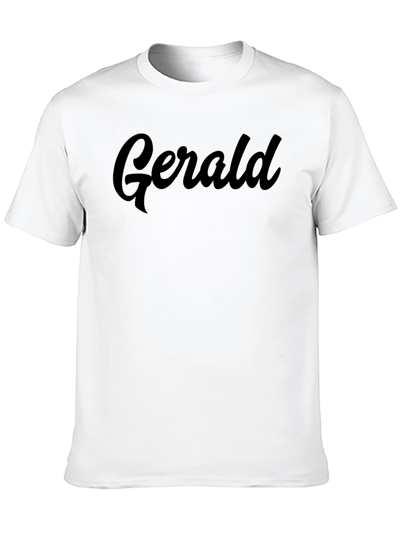 Gerald T-Shirt - Classic Black Crew Neck Tee