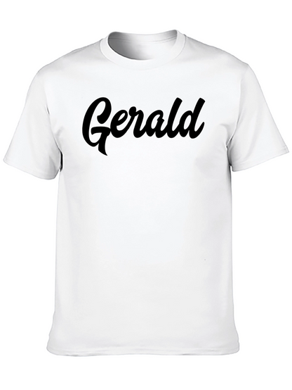 Gerald T-Shirt - Classic Black Crew Neck Tee