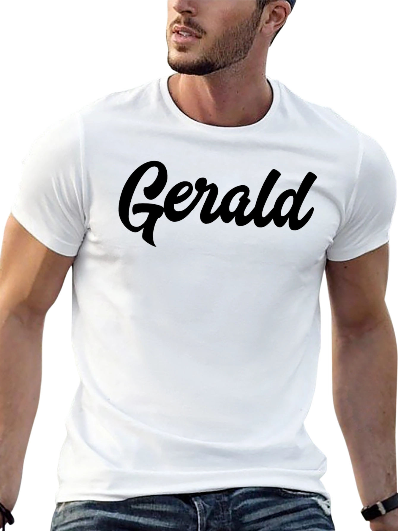 Gerald T-Shirt - Classic Black Crew Neck Tee