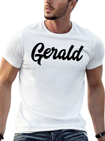 Gerald T-Shirt - Classic Black Crew Neck Tee