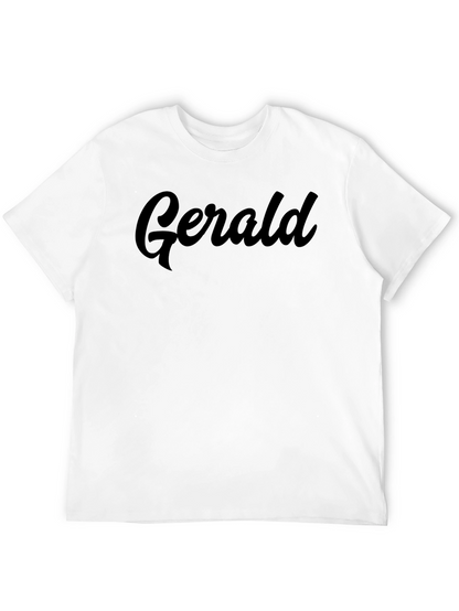 Gerald T-Shirt - Classic Black Crew Neck Tee