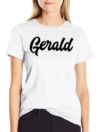Gerald T-Shirt - Classic Black Crew Neck Tee