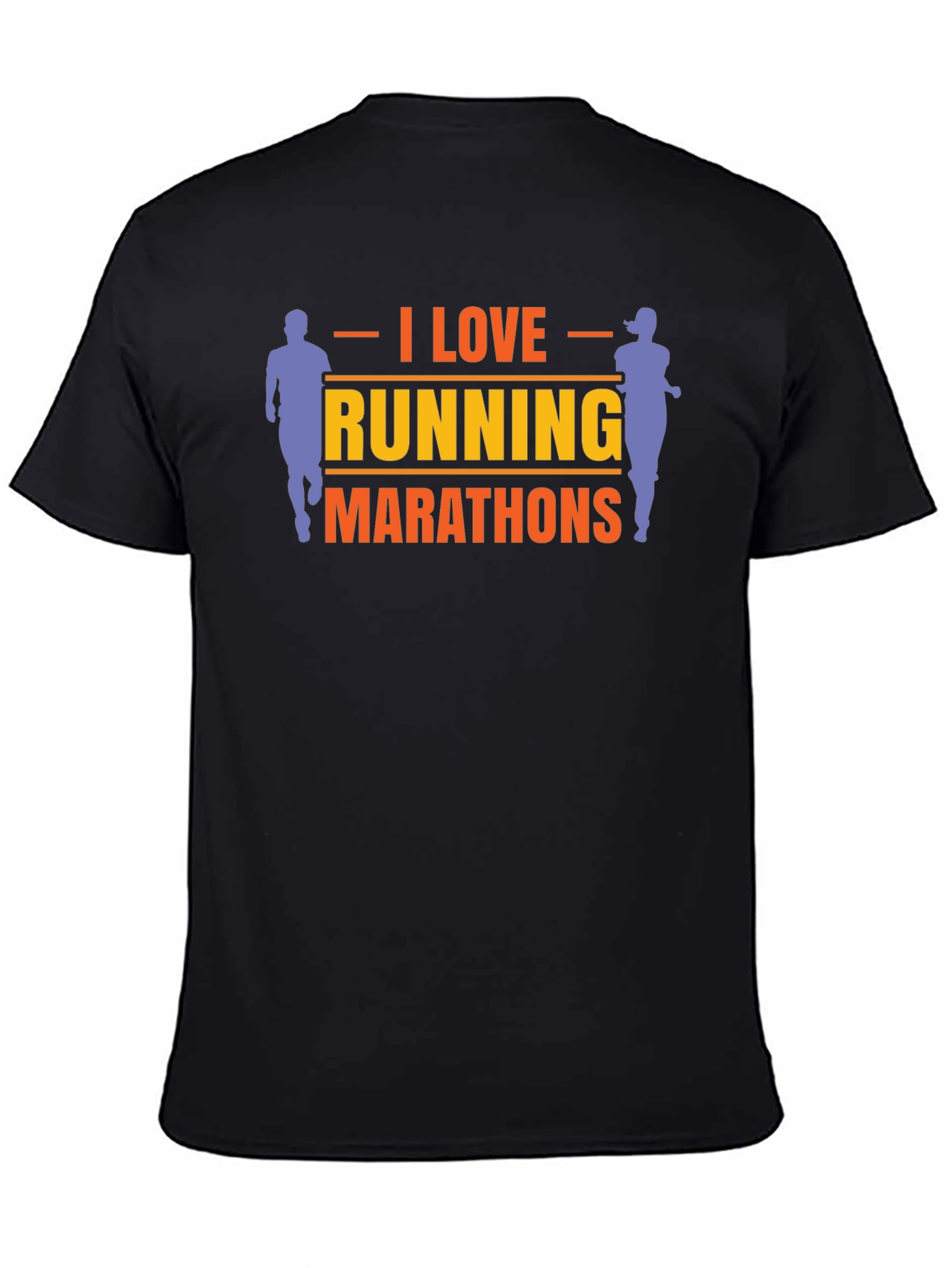 I Love Running Marathons Graphic Tee