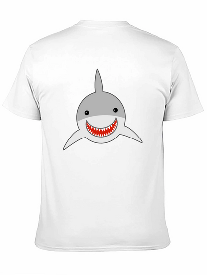 Shark Graphic Black T-Shirt - Casual Menswear