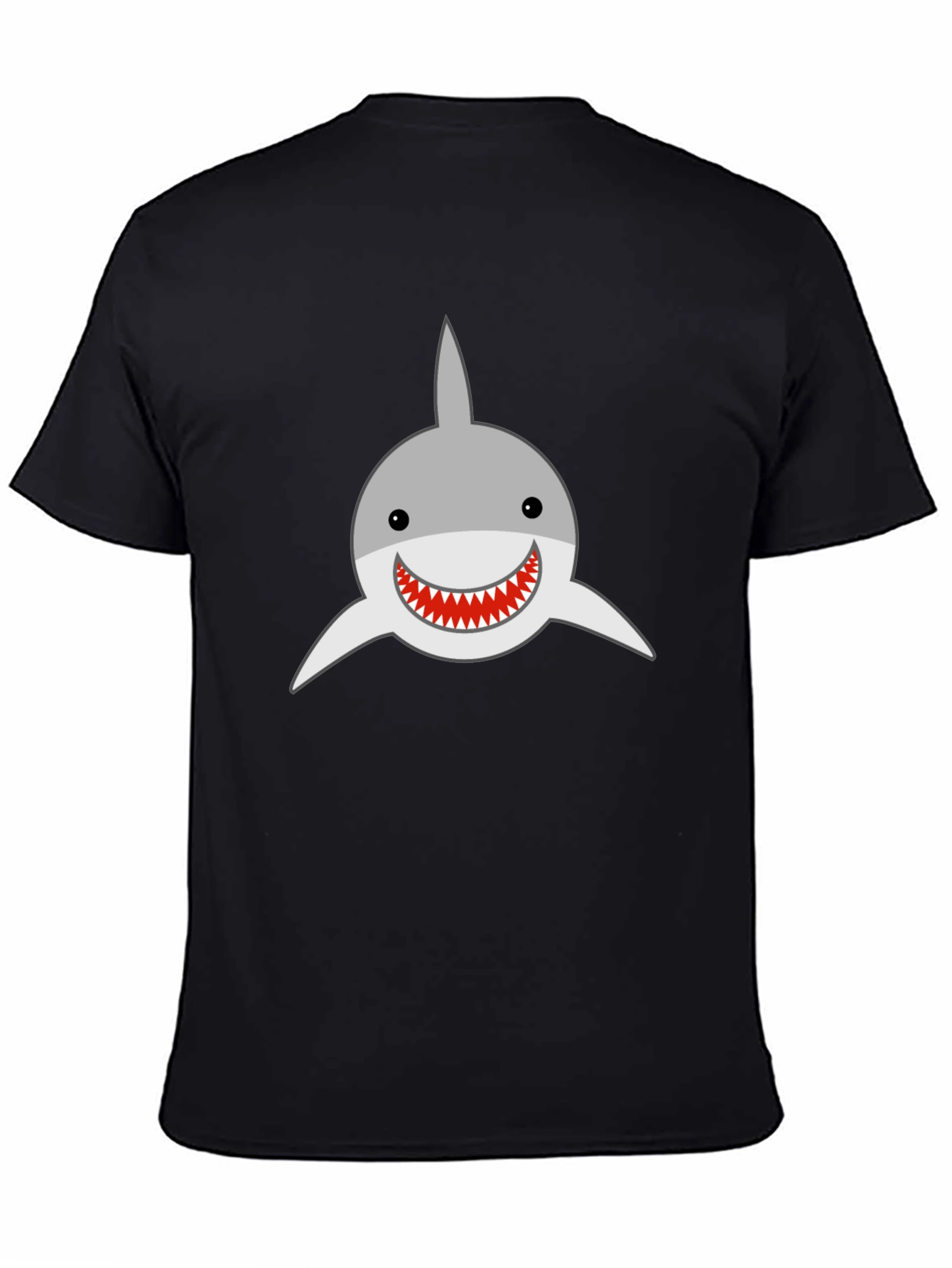 Shark Graphic Black T-Shirt - Casual Menswear