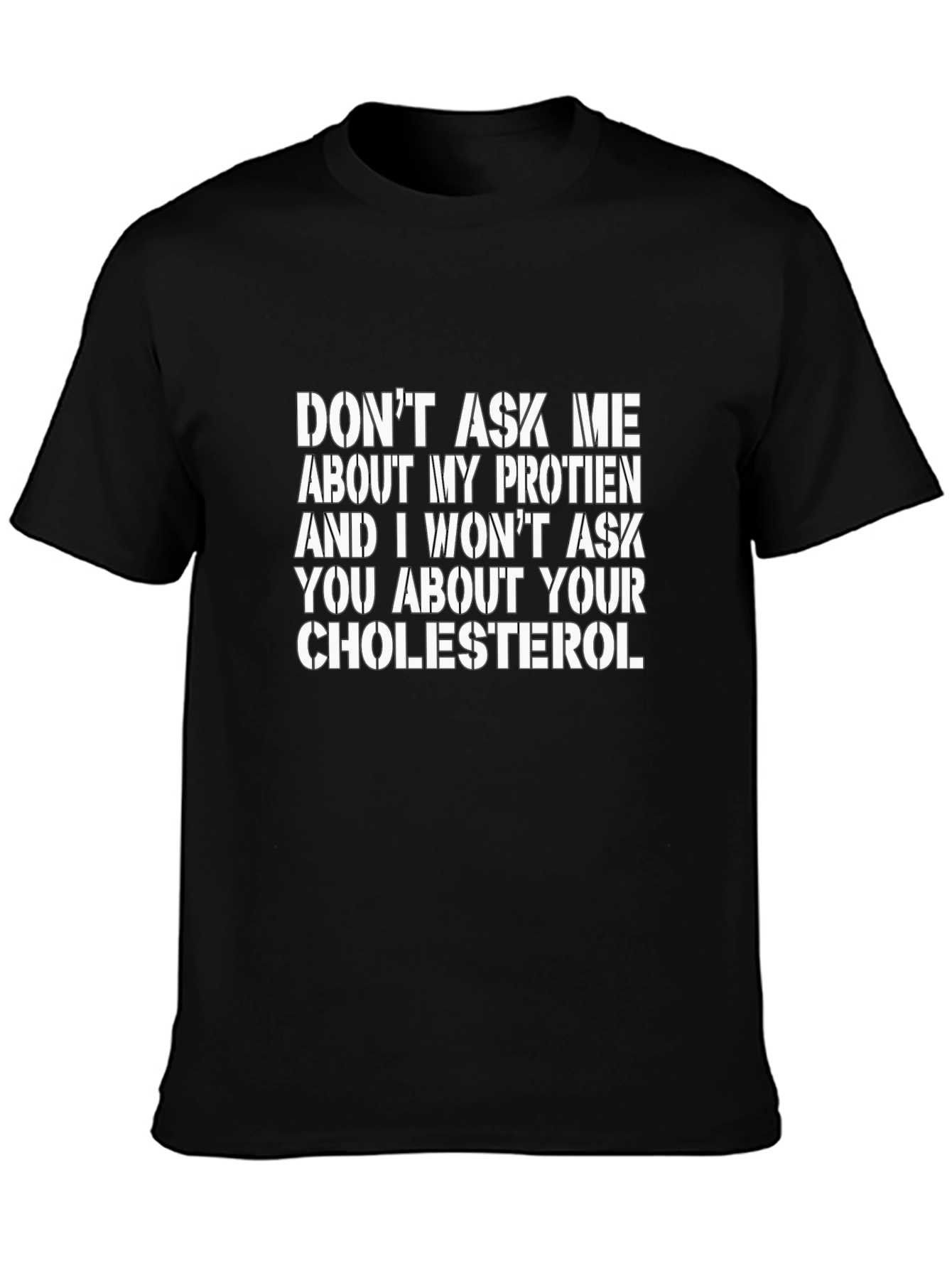 Protein vs Cholesterol Graphic Tee