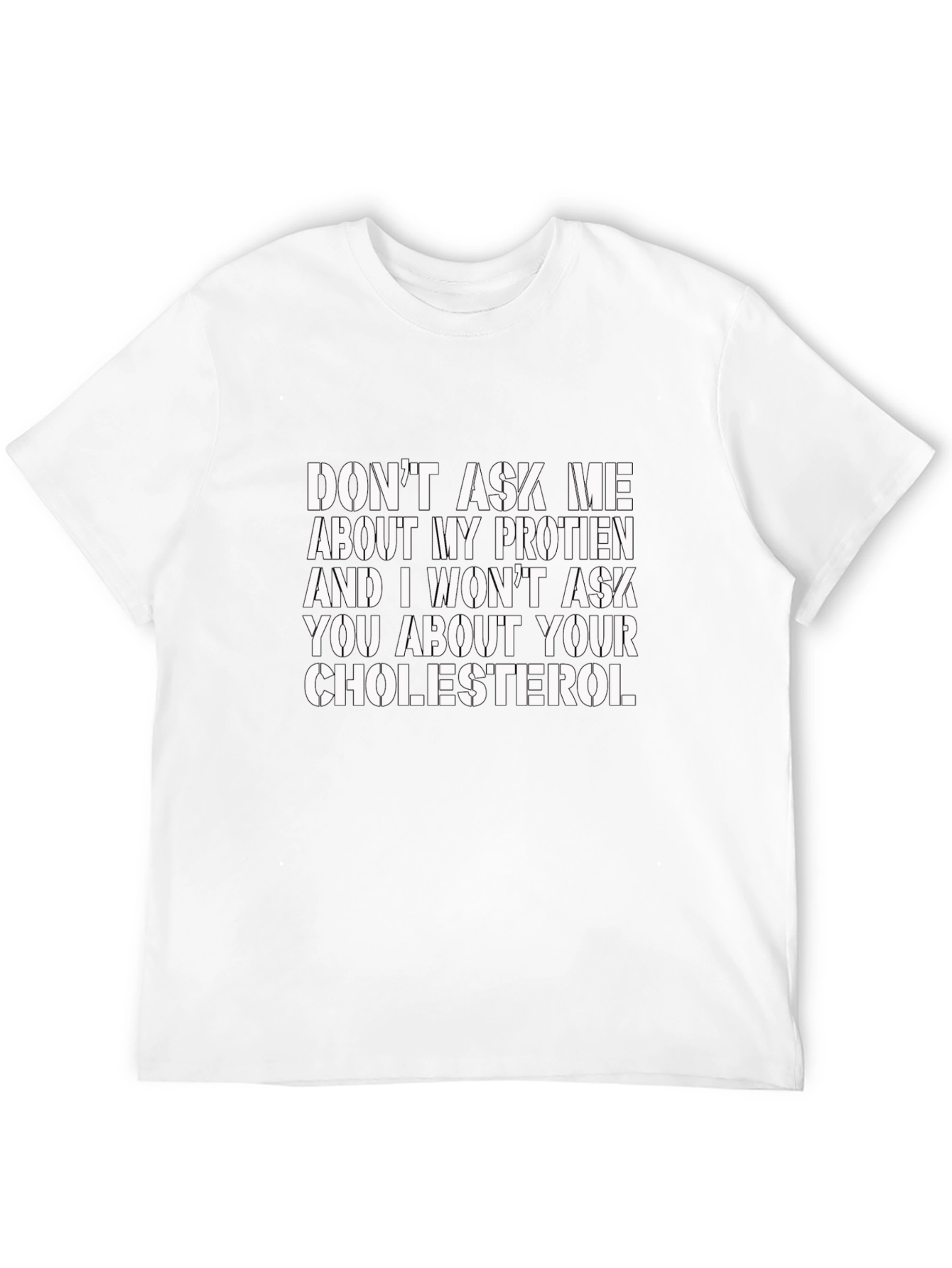 Protein vs Cholesterol Graphic Tee