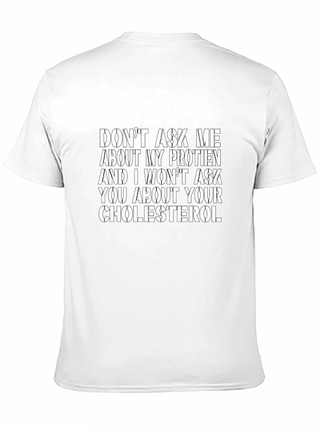 Protein vs Cholesterol Graphic Tee