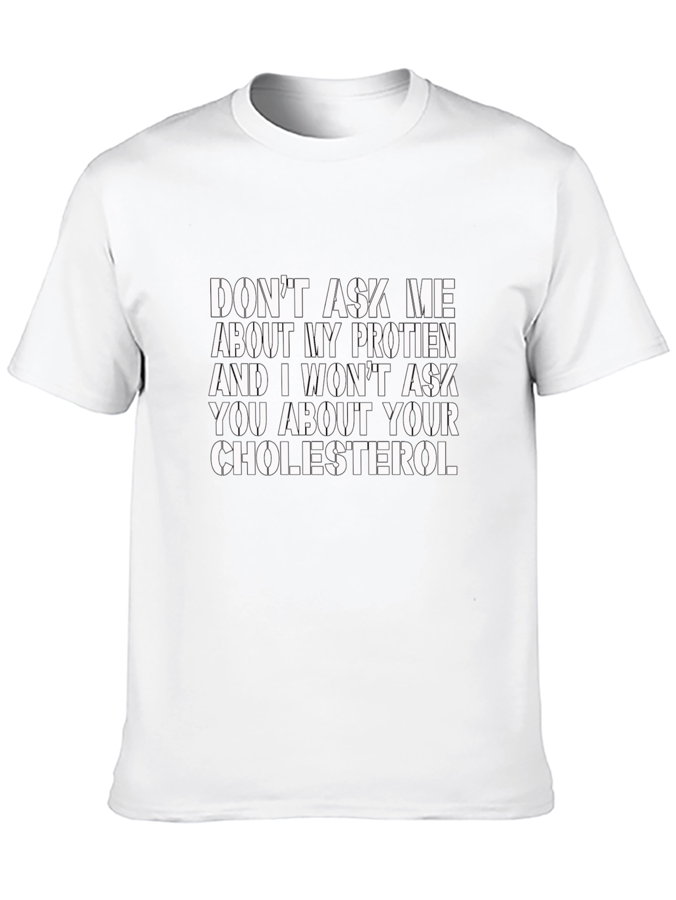 Protein vs Cholesterol Graphic Tee
