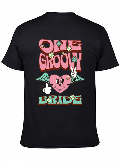 One Groovy Bride T-Shirt - Retro Wedding