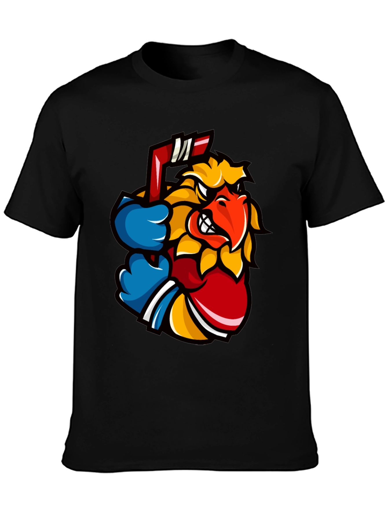 Cool Bird Hockey T-Shirt - Black
