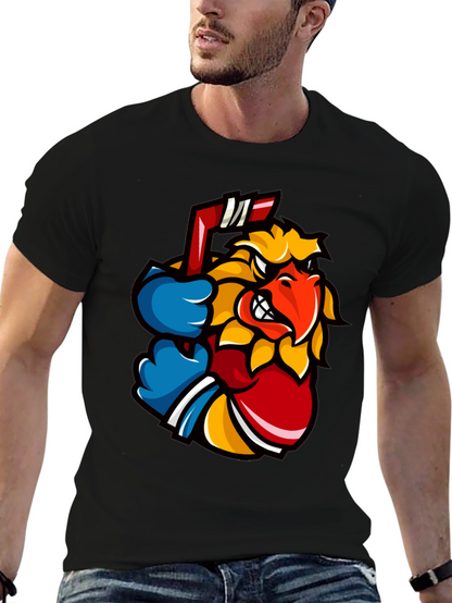 Cool Bird Hockey T-Shirt - Black