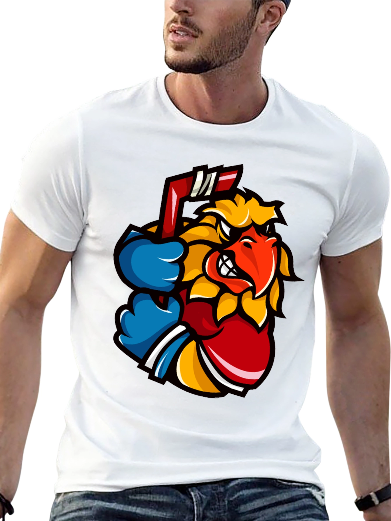 Cool Bird Hockey T-Shirt - Black