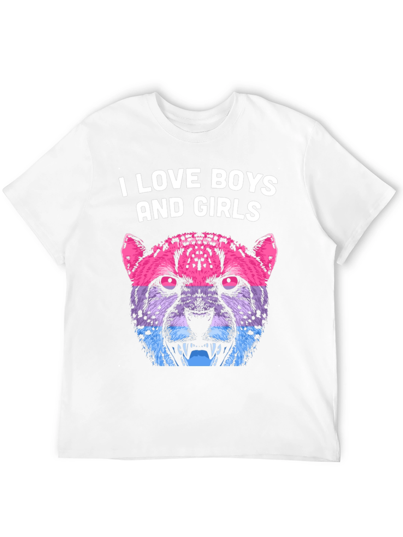 I Love Boys and Girls Cheetah Graphic Tee