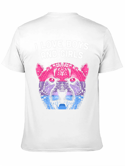 I Love Boys and Girls Cheetah Graphic Tee