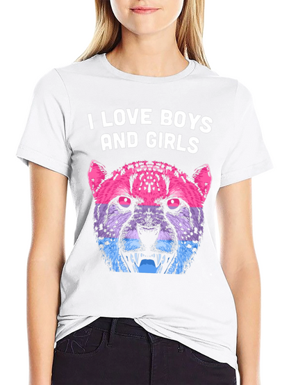 I Love Boys and Girls Cheetah Graphic Tee