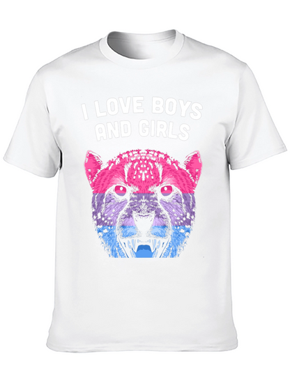 I Love Boys and Girls Cheetah Graphic Tee