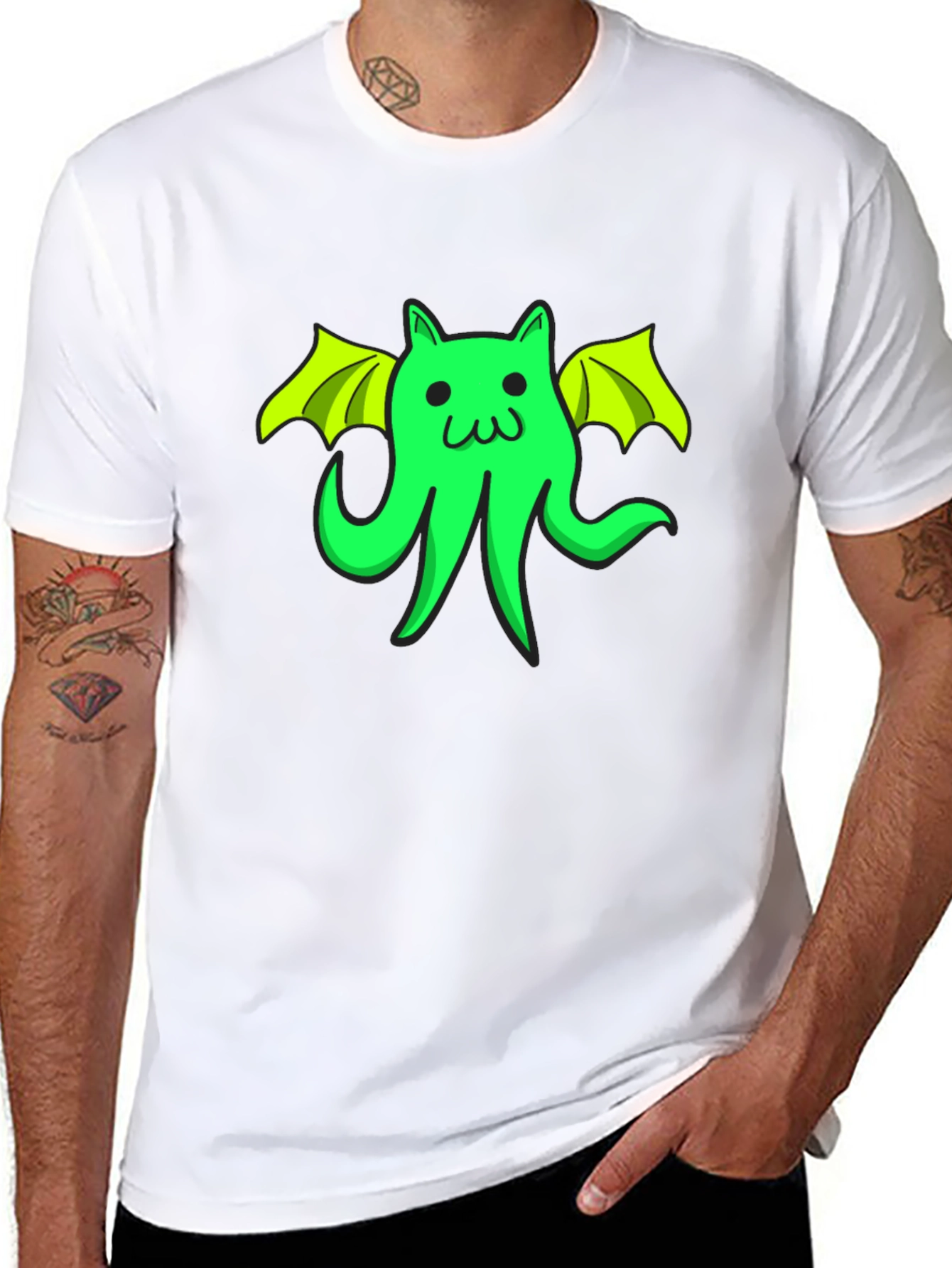 Cthulhu Cat Graphic Tee
