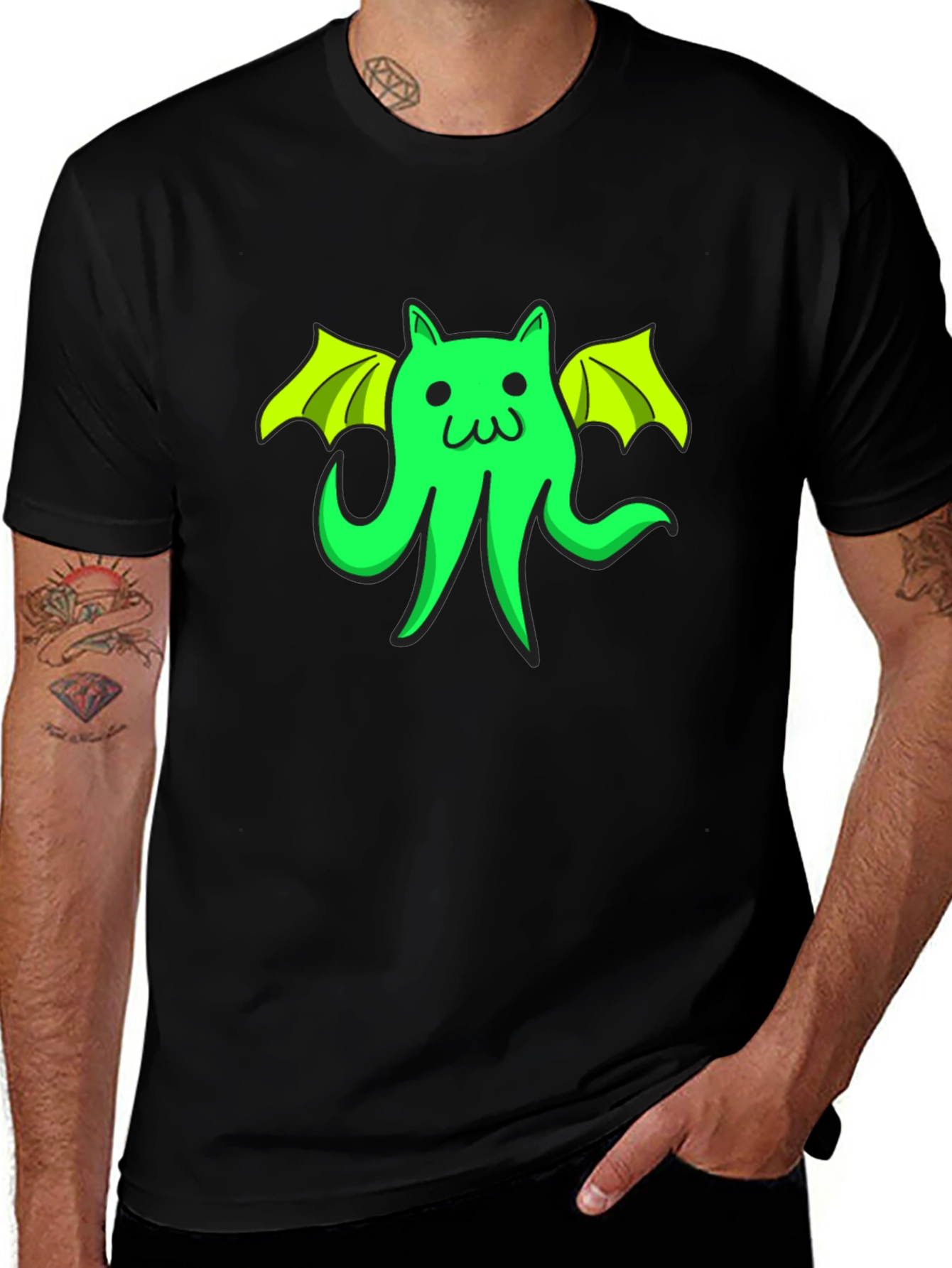 Cthulhu Cat Graphic Tee