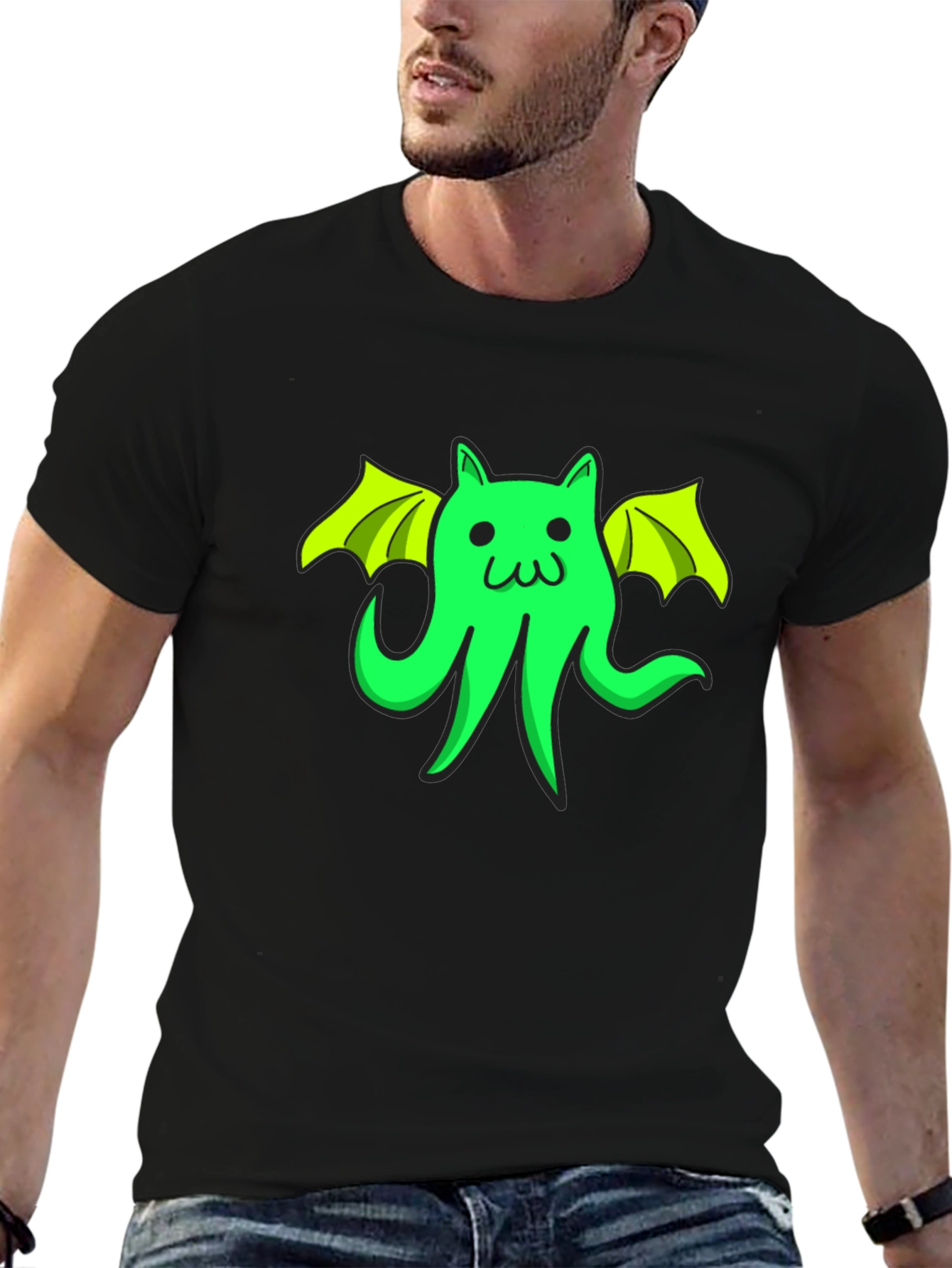 Cthulhu Cat Graphic Tee