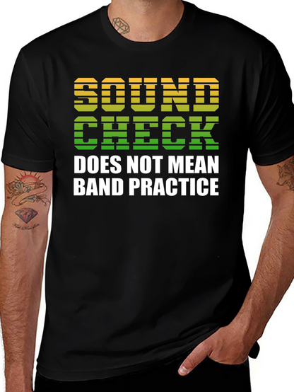 Sound Check Band Practice Graphic T-Shirt