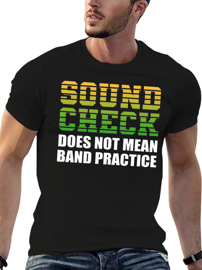 Sound Check Band Practice Graphic T-Shirt