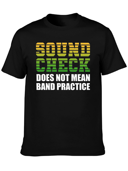 Sound Check Band Practice Graphic T-Shirt