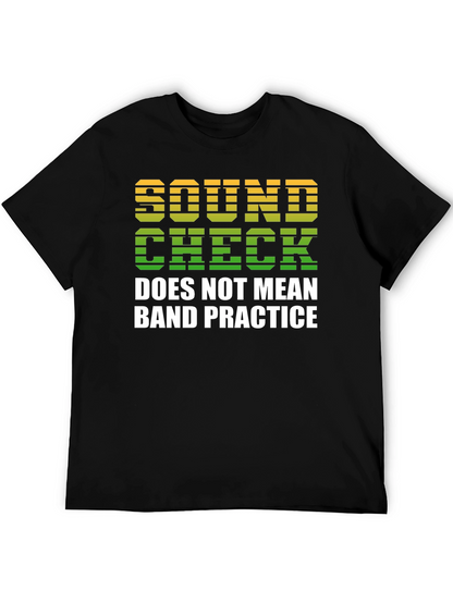 Sound Check Band Practice Graphic T-Shirt