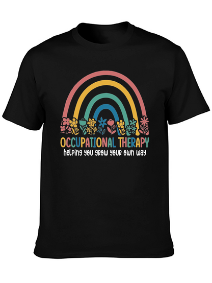 Occupational Therapy Rainbow Graphic T-Shirt