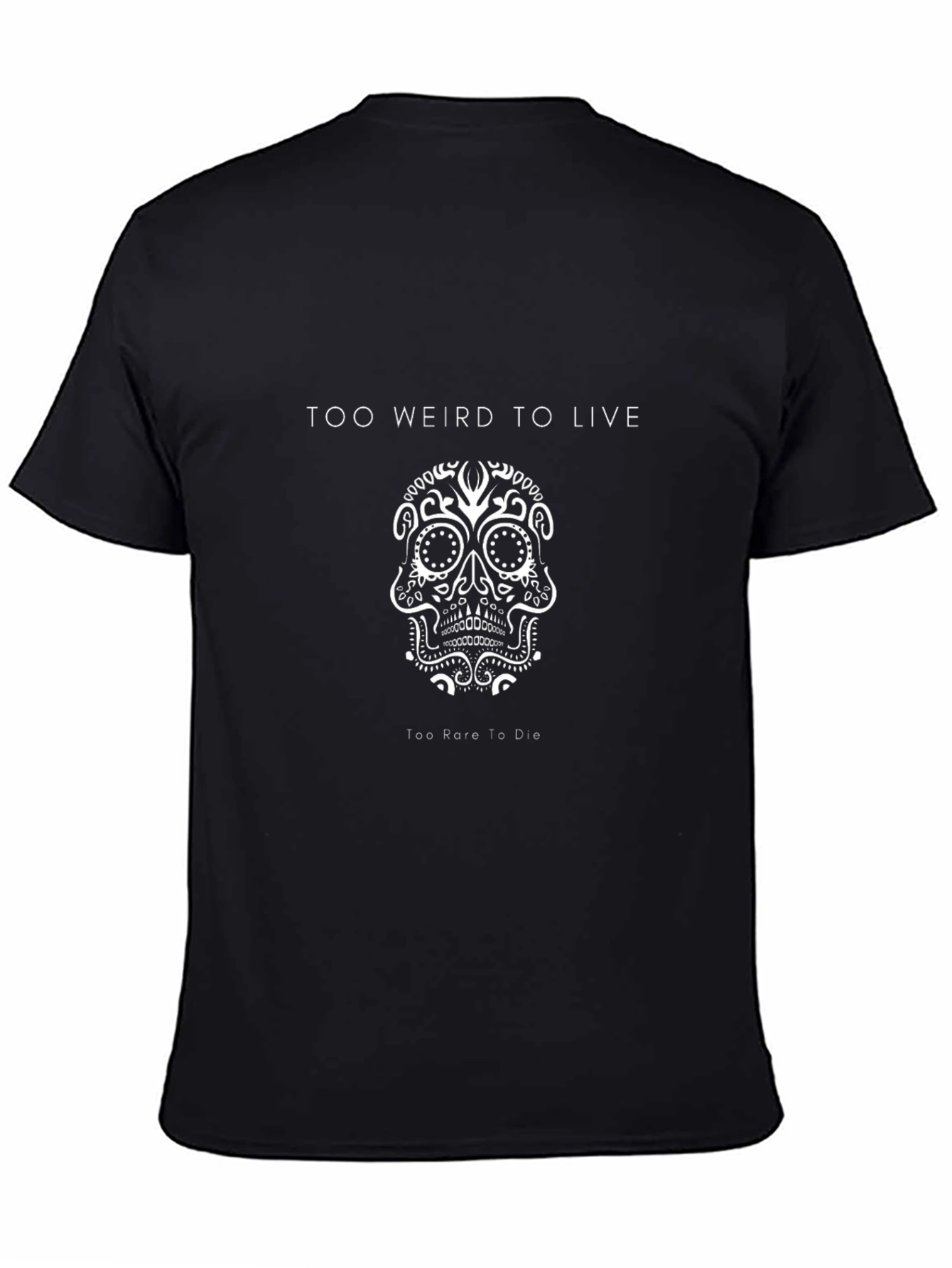 Weird to Live Skull Graphic T-Shirt