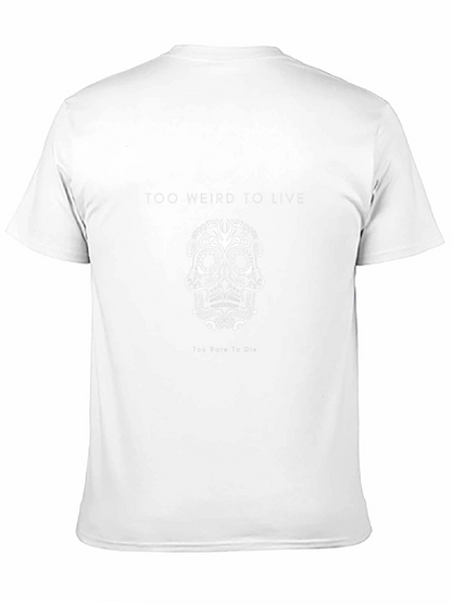 Weird to Live Skull Graphic T-Shirt