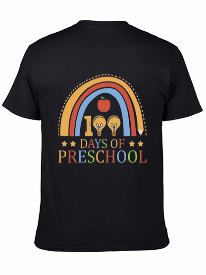 100 Days of Preschool Rainbow T-Shirt
