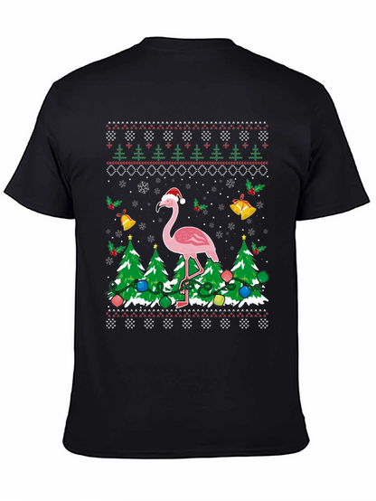 Flamingo Christmas Sweater T-Shirt