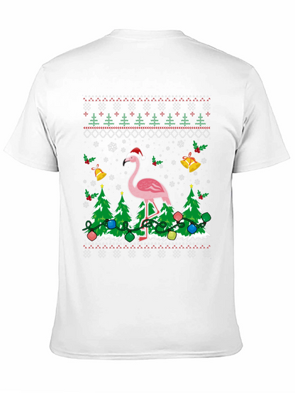 Flamingo Christmas Sweater T-Shirt