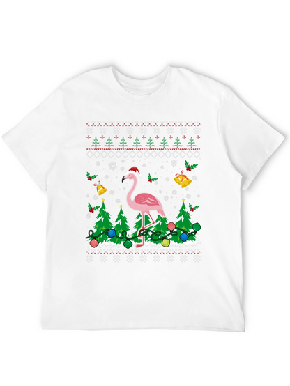 Flamingo Christmas Sweater T-Shirt