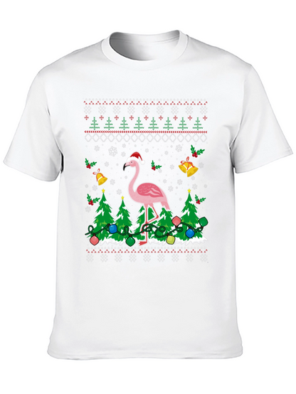 Flamingo Christmas Sweater T-Shirt