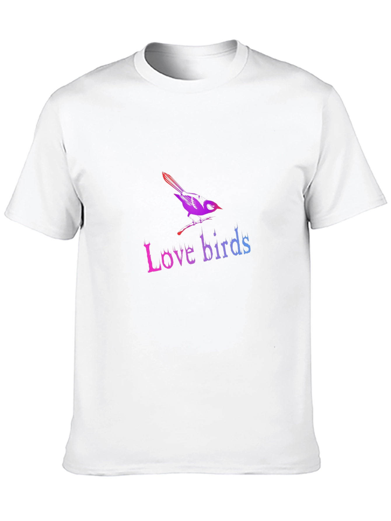 Love Birds Graphic T-Shirt - Trendy Casual Tee