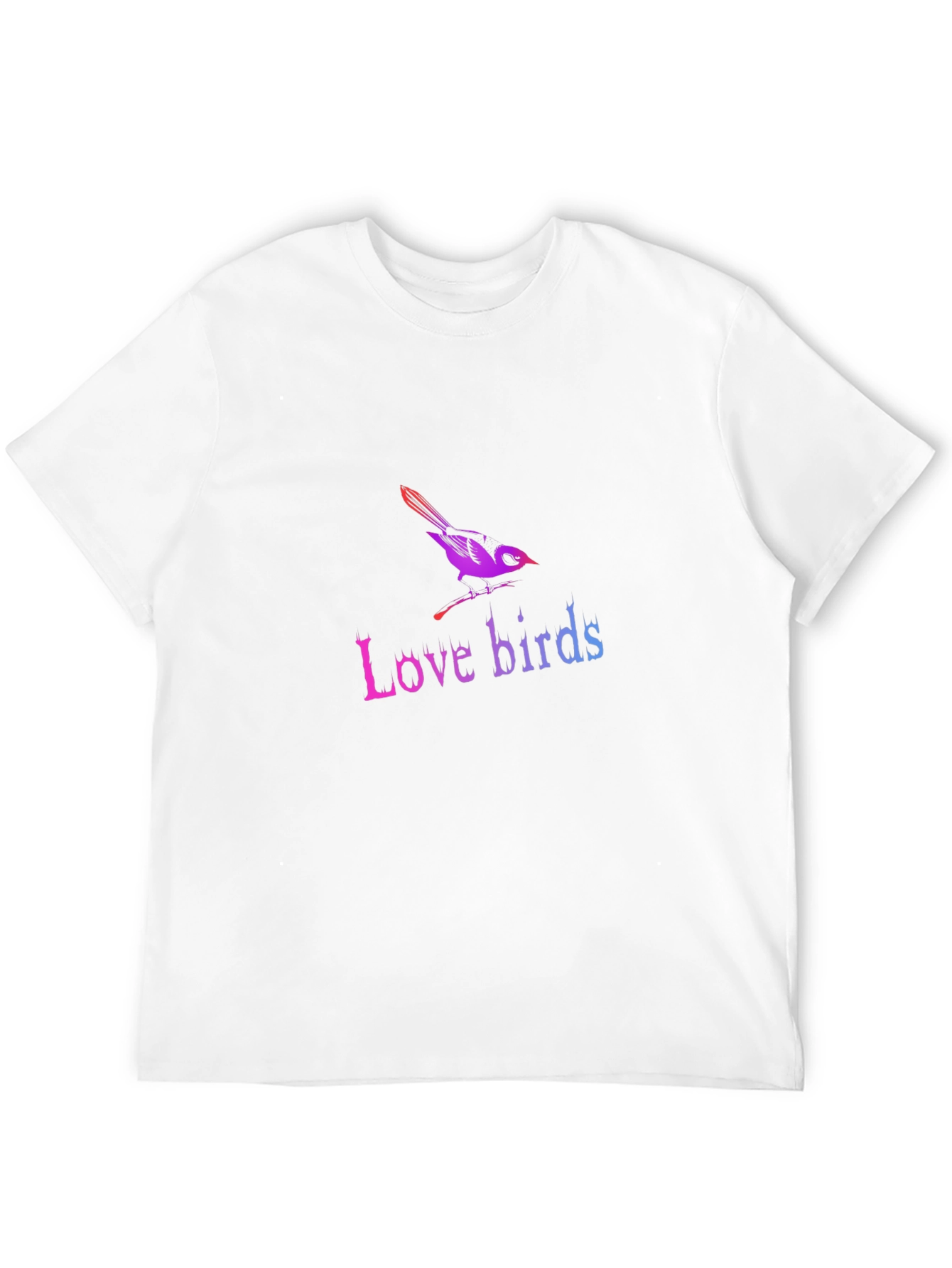 Love Birds Graphic T-Shirt - Trendy Casual Tee