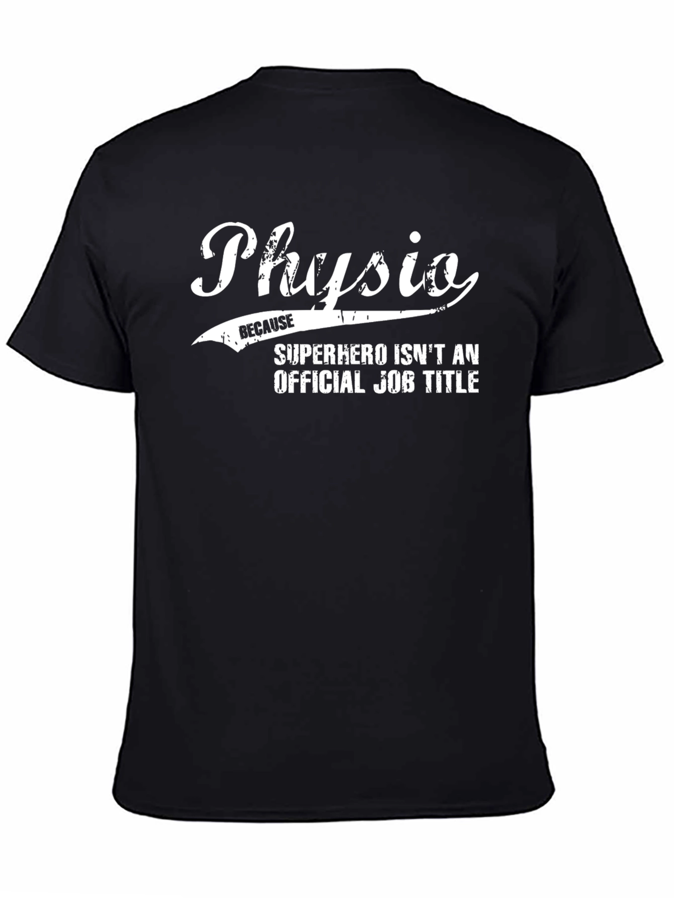Physio Superhero T-Shirt - Black