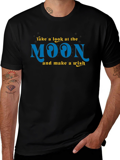 Moon Wish Graphic Tee - Black